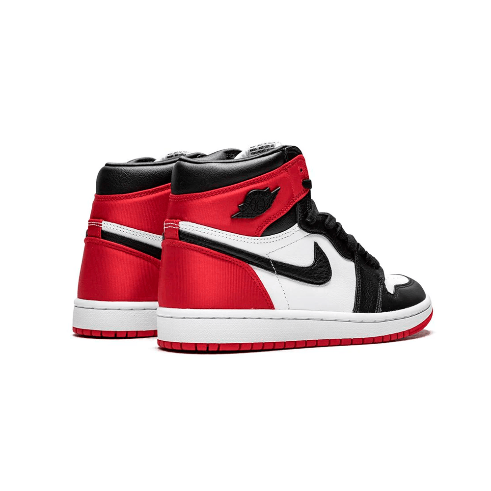Bota Air Jordan 1 High Satin - Preto/Branco/Vermelho